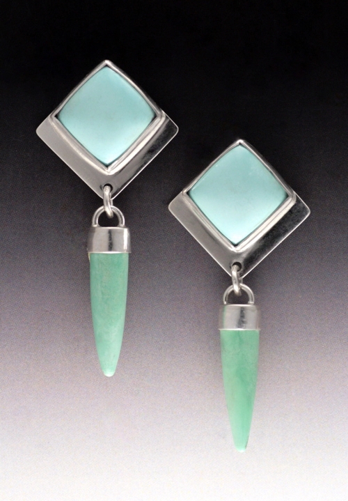 Click to view detail for MB-E423  Earrings, Calm Water $380